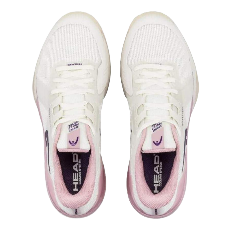 Padel Shoes Head sprint Pro 4.0 Padel Chalk White/English Rose Women 2026