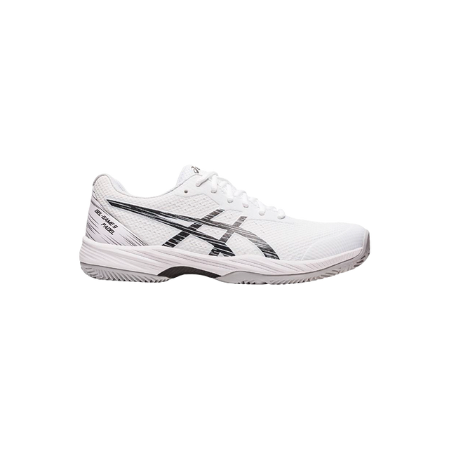 Asics tennis shoes black and white hotsell