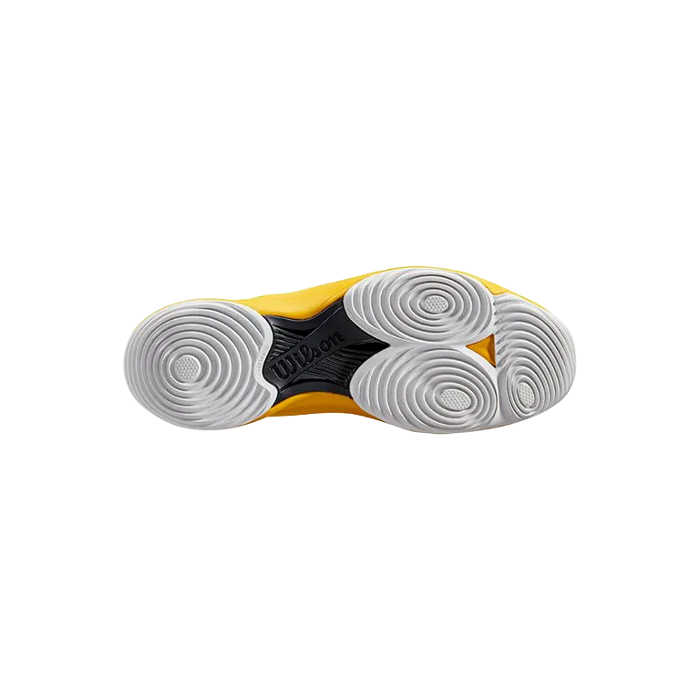 Sapatilhas de padel Wilson Hurakn Pro Branco/OldGold/Fiery 2023