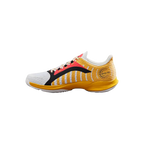 Sapatilhas de padel Wilson Hurakn Pro Branco/OldGold/Fiery 2023
