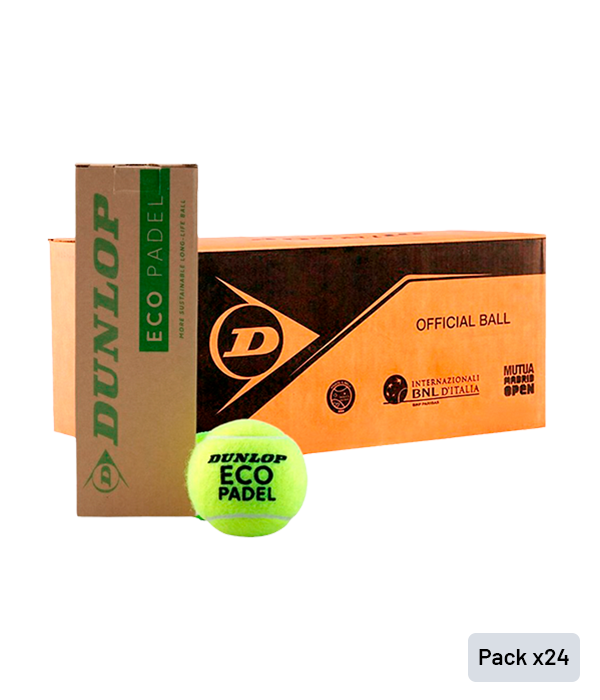 Dunlop Eco Padel Ball Schublade (Pack x24)