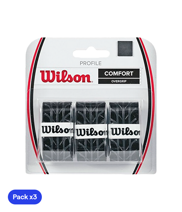 Overgrips Wilson Comfort Negro (Pack x3)