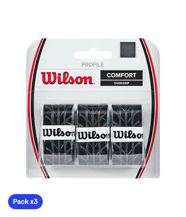 Overgrips Wilson Profile Comfort Negro (Pack x3)