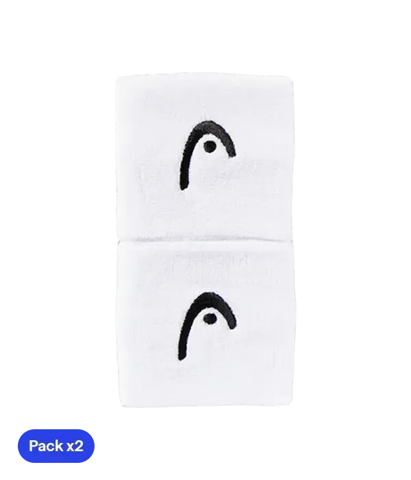 Bracelets courts Head Blanc (Pack x2)