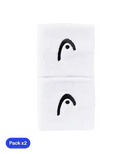 Muñequeras Cortas HEAD Blanco (Pack x2)