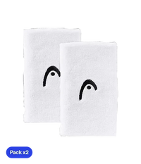 Long Wristbands Head White (Pack x2)