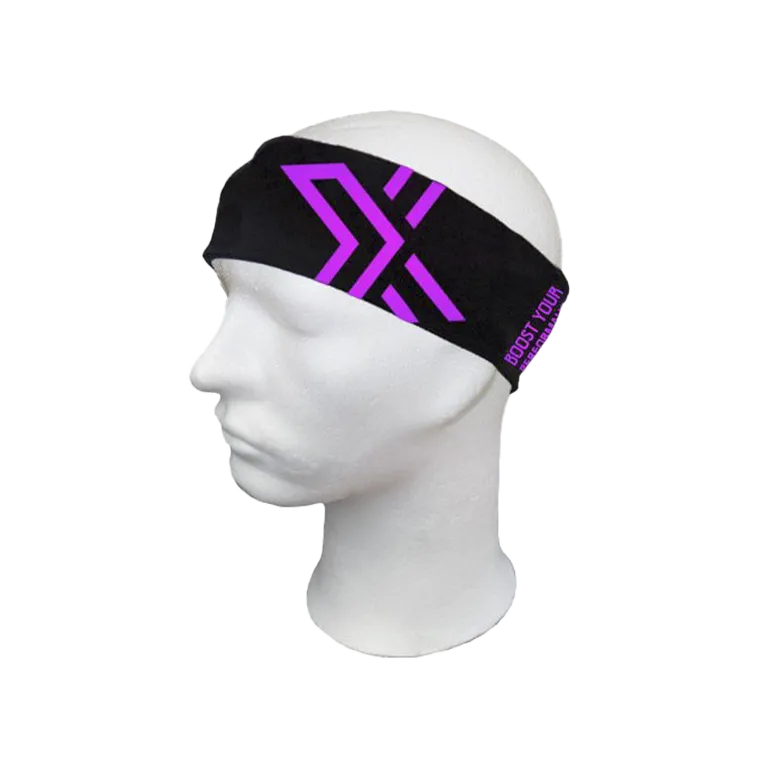 Diadema Oxdog Brillante Negro/Rosa