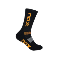 Meias Nox Série Pro Preto/Laranja