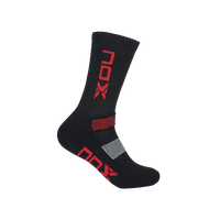 Meias Nox Série Pro Preto/Vermelho