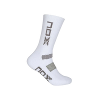 Meias Nox Série Pro Branco/Cinzento