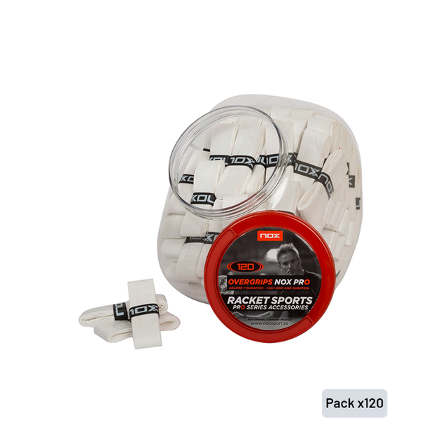 Overgrip Nox Pro Drum (Pack x 120) Plain White