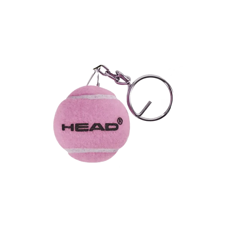 Ball Keychain Head Pink