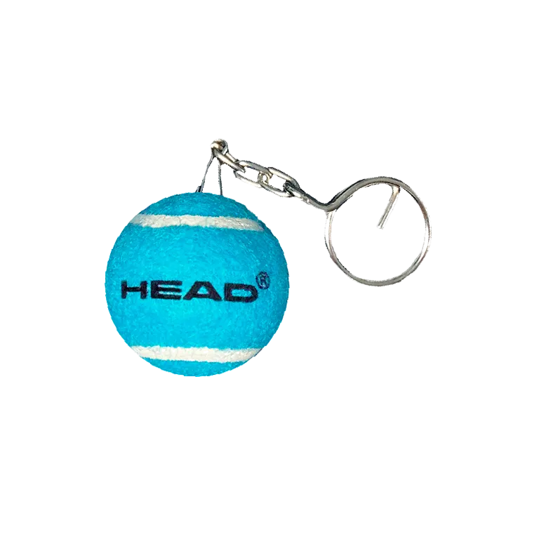 Ball Keychain Head Blue