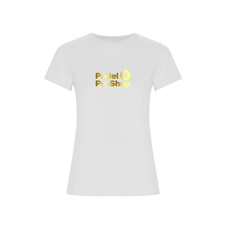 Camiseta PPS Luxury Gold Chica Blanca