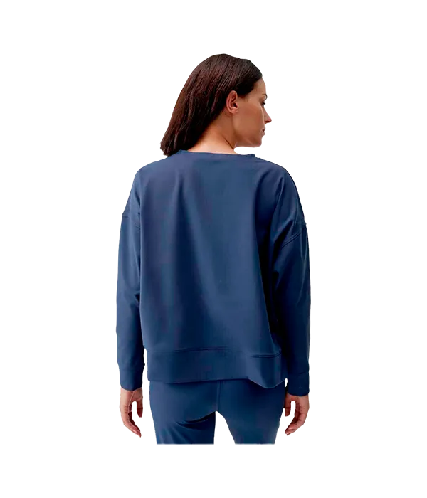 Camiseta Born Living Yoga Manga Larga Daba Azul Marino