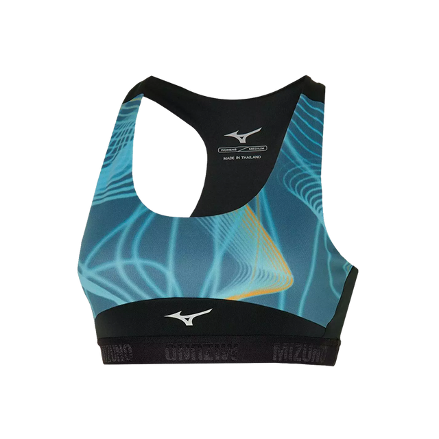 Mizuno Alpha Graphic Bra Blue