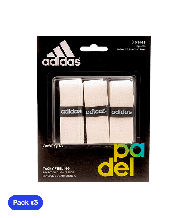 Overgrips Adidas Perforado Blanco (Pack x3)