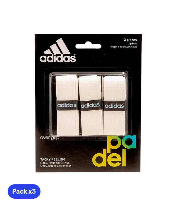 Overgrips Adidas Perforado Blanco (Pack x3)