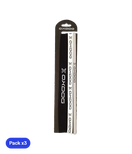 Cintas de Pelo Oxdog Negro/Blanco (Pack x3)
