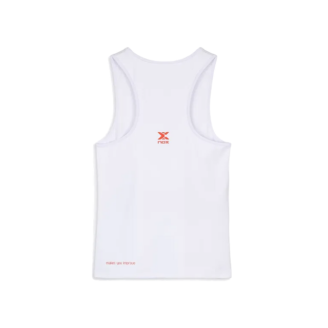 Camiseta Tirantes NOX Team Fit Women Blanco