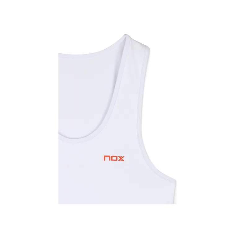 Camiseta Tirantes NOX Team Fit Women Blanco