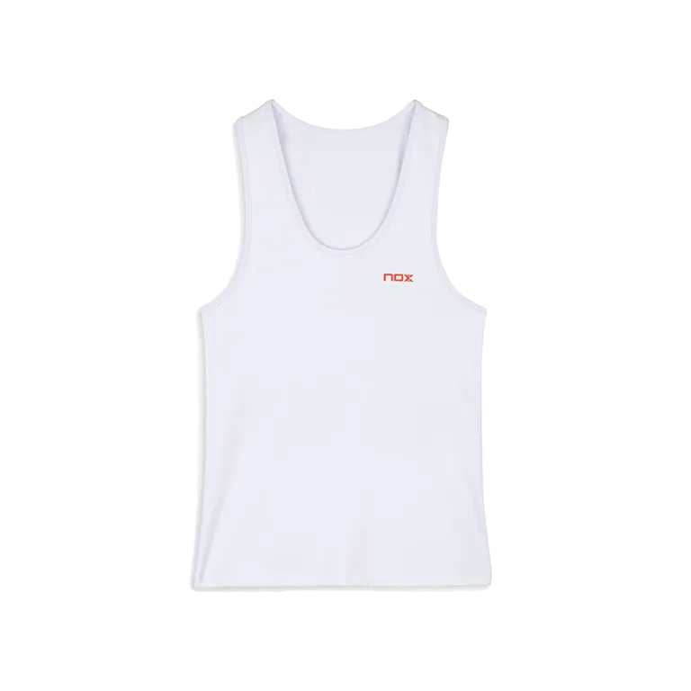 Camiseta Tirantes NOX Team Fit Women Blanco