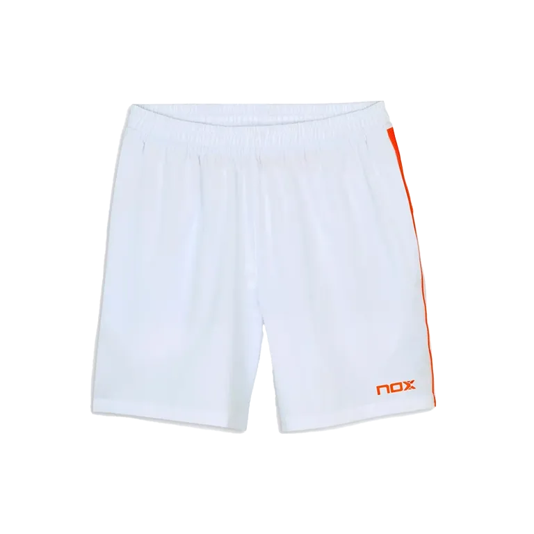Pantalon Corto NOX Team Blanco/Naranja
