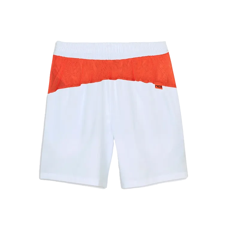 Pantalon Corto NOX Team Blanco/Naranja