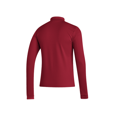 Adidas 2022 rotes Sweatshirt mit halbem Reißverschluss