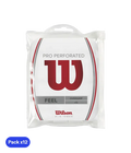 Overgrips Wilson Pro Perforados Feel Blancos (Pack x12)
