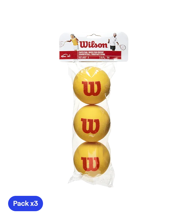 Pelotas Wilson Tour Foam Tenis (Pack x3)