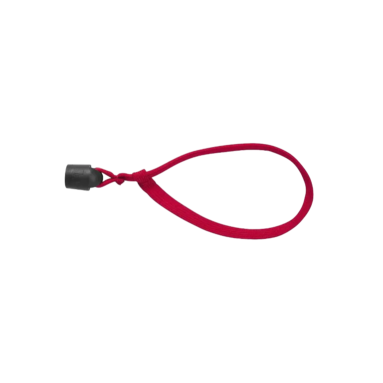 Cordón Wilson con cincha de doble trenzado roja