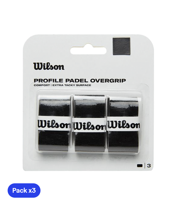 Overgrips Wilson Profile Negro (Pack x3)