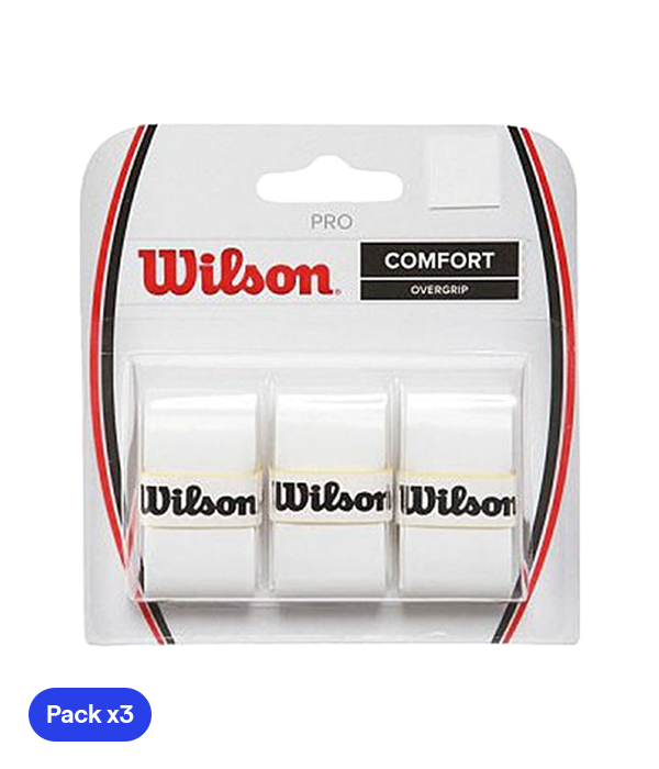 Overgrips Wilson Padel Pro Blanco (Pack x3)