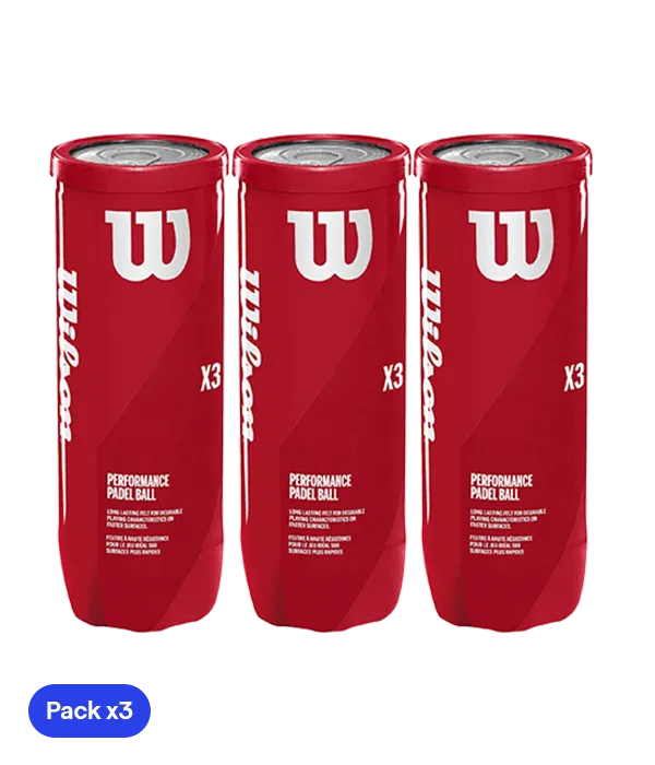 Pelotas Wilson Padel (Pack x3)