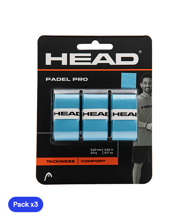 Overgrips HEAD Padel Pro Azul (Pack x3)