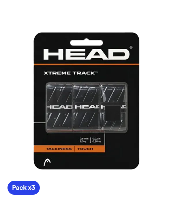 Overgrip HEAD XtremeTrack Nero (Pacchetto x3)