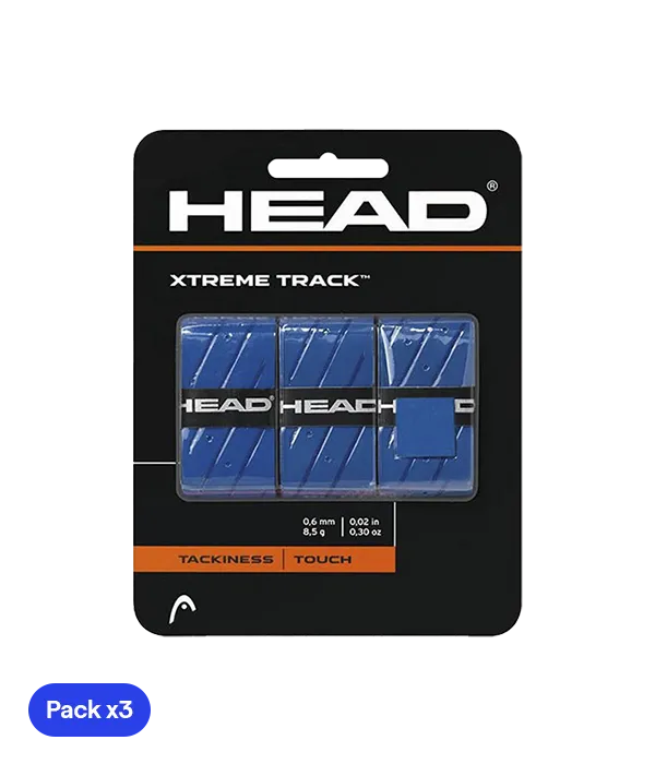 Overgrips Head XtremeTrack Blue (Pack x3)