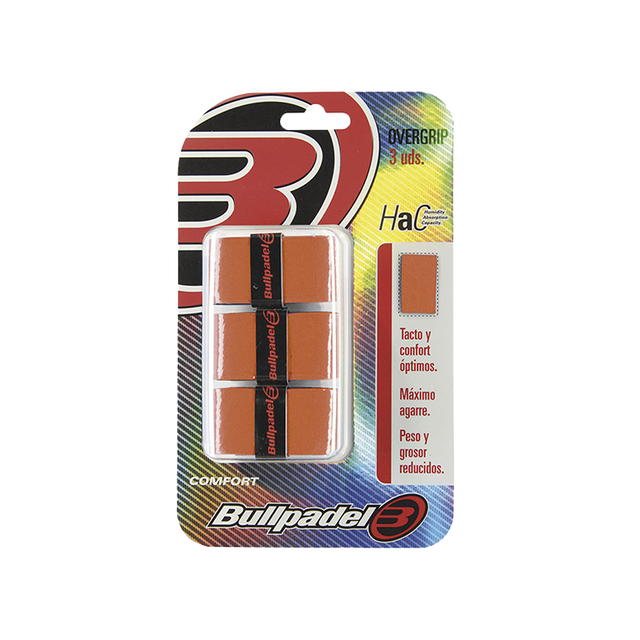 Overgrips Bullpadel GB-1200 Naranja (Pack x3)