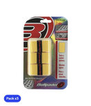 Overgrips Bullpadel GB1201 Comfort/Absorbent Amarillo (Pack x3)