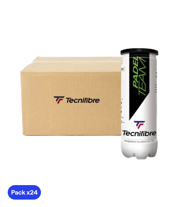 Cajón Pelotas Tecnifibre Padel Team (Pack x24)