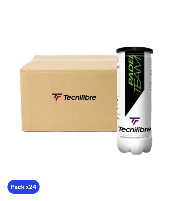 Cajón Pelotas Tecnifibre Padel Team (Pack x24)