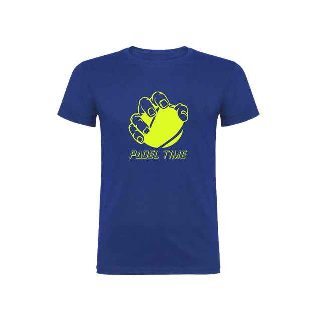 Padel Time PPS Blau/Gelbes T-Shirt