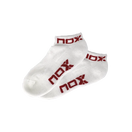 Calcetines NOX Pinkies Blanco/Rojo Women