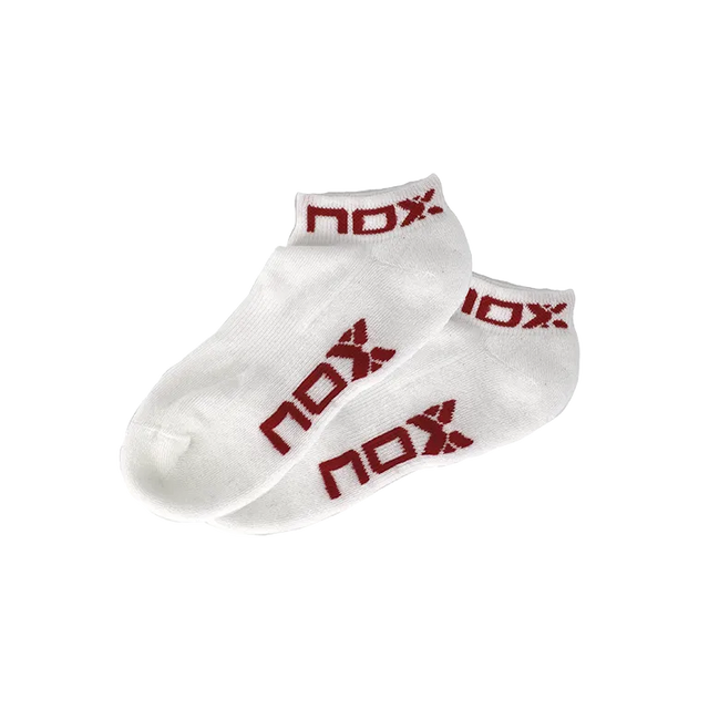 Calcetines NOX Pinkies Blanco/Rojo Women