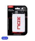 Bracelets Nox Blanc/Rouge (Pack x2)