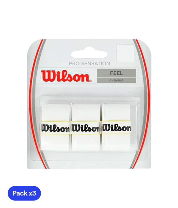 Overgrips Wilson Feel Blancos (Pack x3)