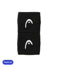 Bracelets courts Head Noir (Pack x2)