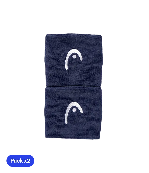 Bracelets courts Head Bleu Sombre (Pack x2)