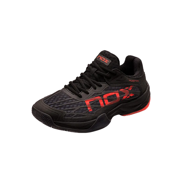 Zapatillas NOX AT10 Lux Negro/Rojo